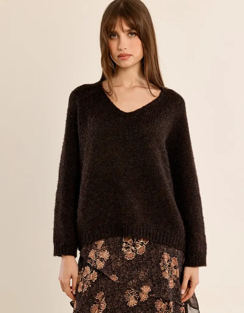 V-neck sweater