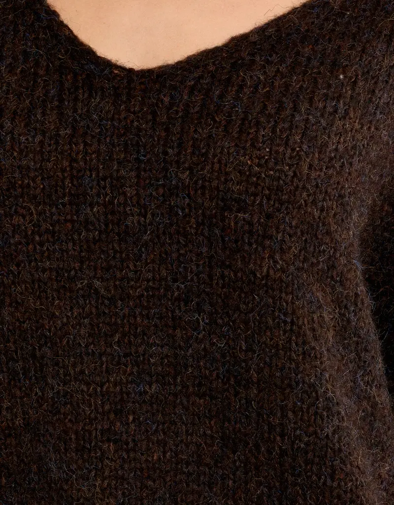 V-neck sweater