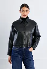 Faux leather jacket