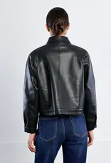 Faux leather jacket