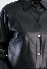 Faux leather jacket
