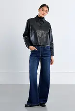 Faux leather jacket
