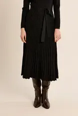 Pleated sweater dress