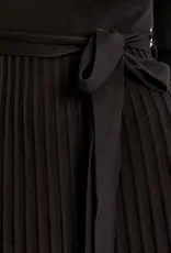 Pleated sweater dress