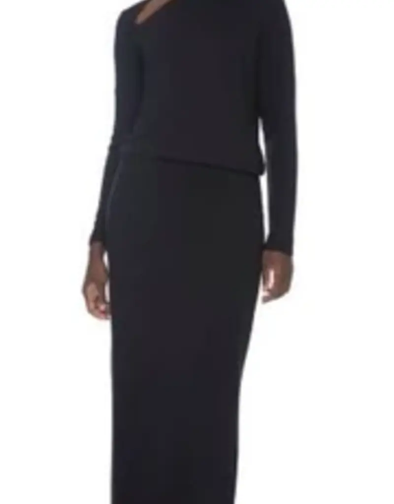 asymmetric neck top