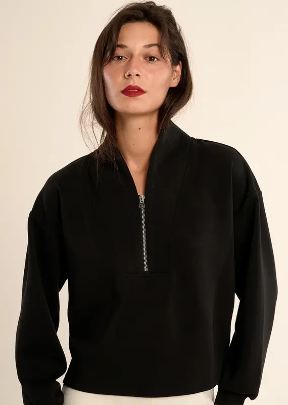 Gabrielle Edie zip sweat top