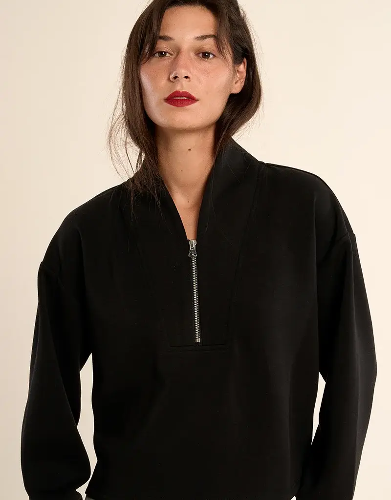 Gabrielle Edie zip sweat top