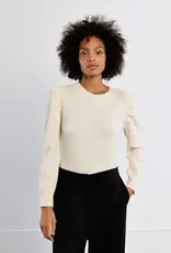 Puff shoulder sweater