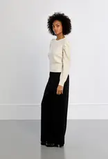 Puff shoulder sweater