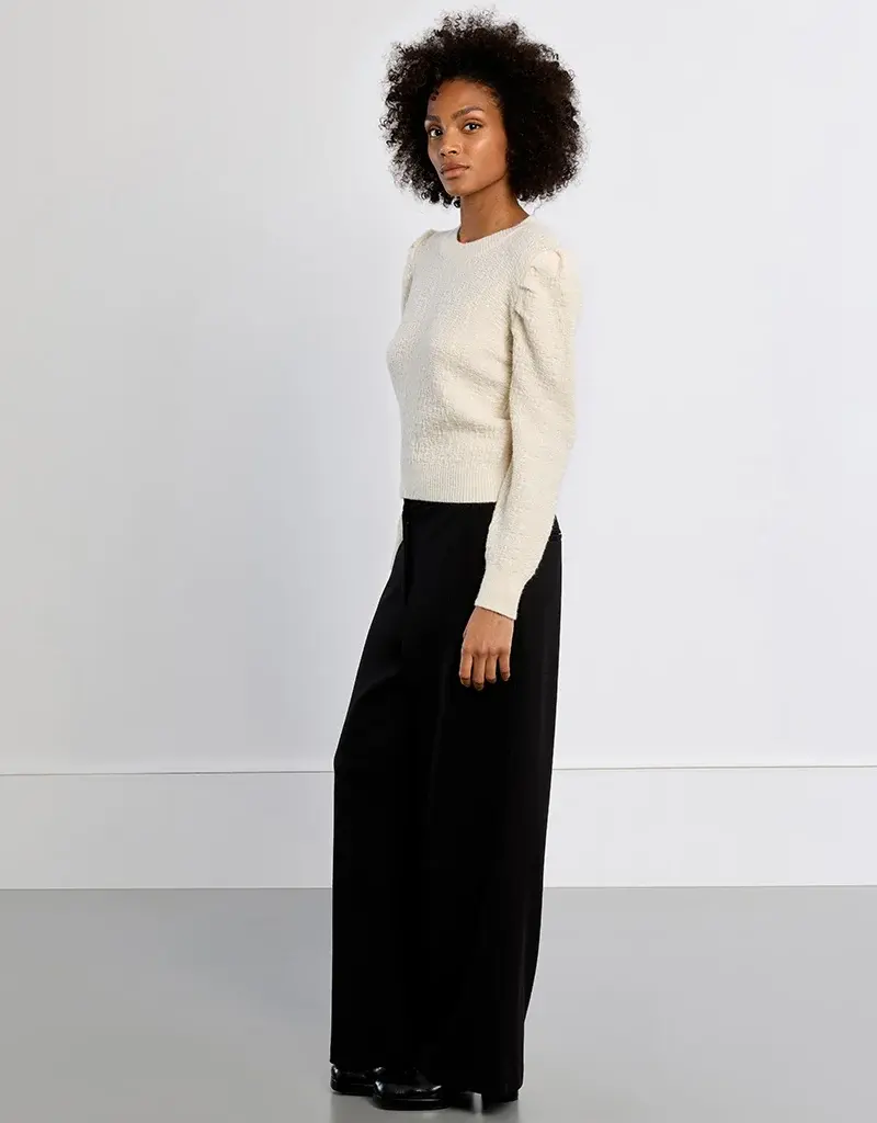 Puff shoulder sweater