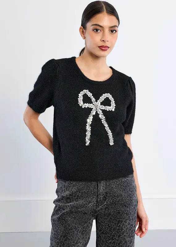 lili sidonio Bow S/S sweater