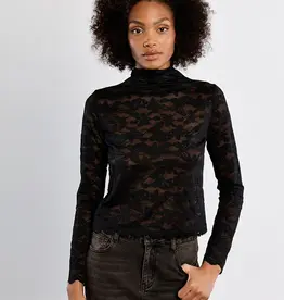 lili sidonio Sheer lace top