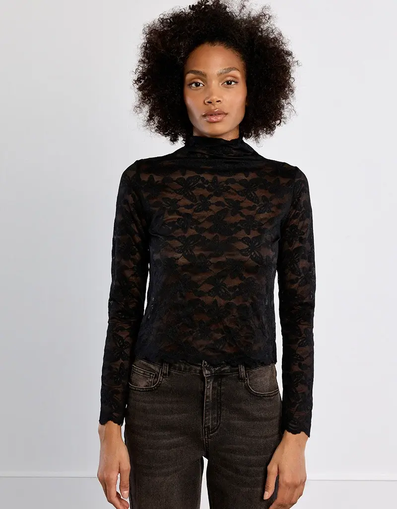 lili sidonio Sheer lace top