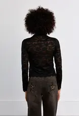 lili sidonio Sheer lace top