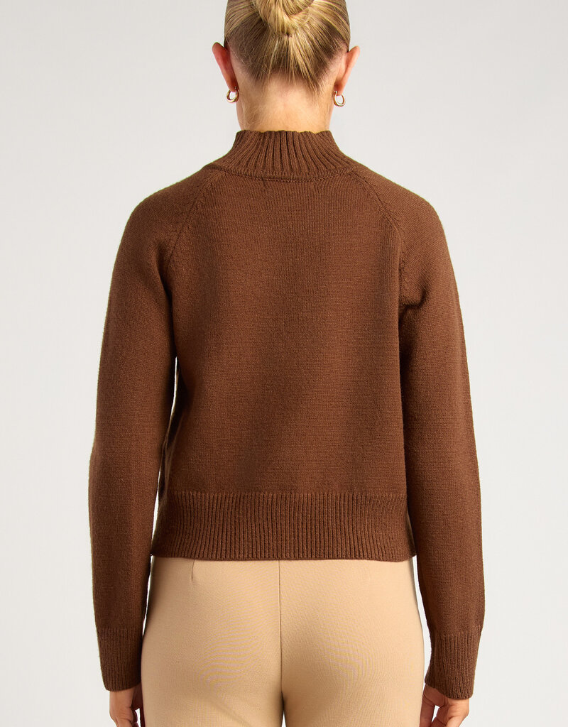 Funnel neck sweater