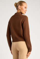 Funnel neck sweater