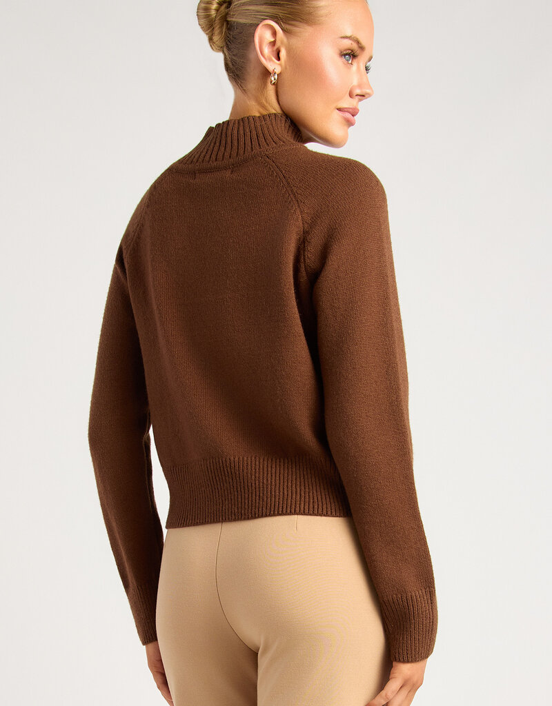 Funnel neck sweater