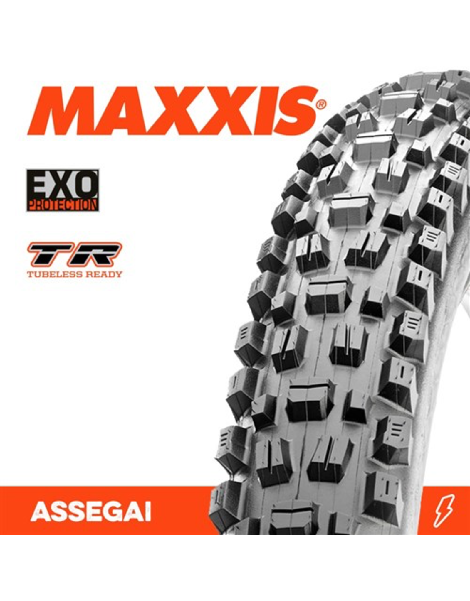 MAXXIS MAXXIS ASSEGAI 27.5 X 2.50” TR EXO FOLD 60TPI TYRE