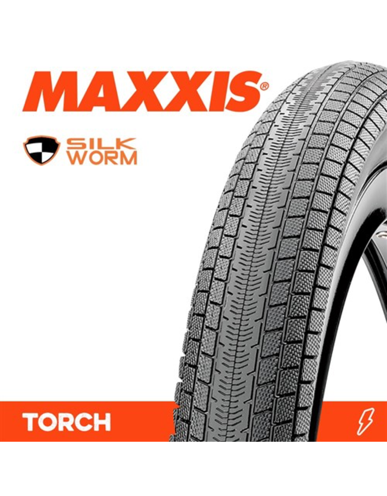 MAXXIS MAXXIS TORCH 24 X 1.75 SILKWORM WIRE BEAD 120 TPI TYRE