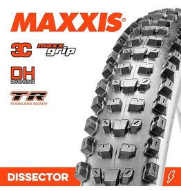 MAXXIS MAXXIS DISSECTOR 27.5 X 2.40” TR DH 3C MAXX GRIP FOLD 60X2TPI TYRE