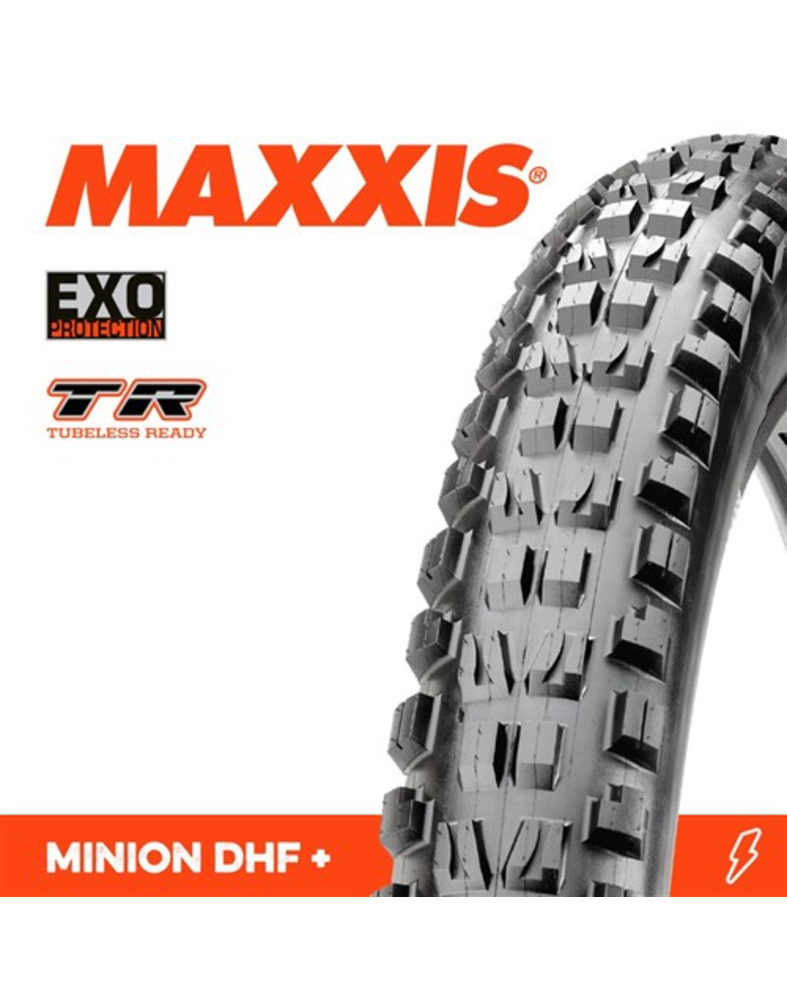 MAXXIS MAXXIS MINION DHF 27.5 X 2.80” TR EXO FOLD 60TPI (PLUS SIZE) TYRE