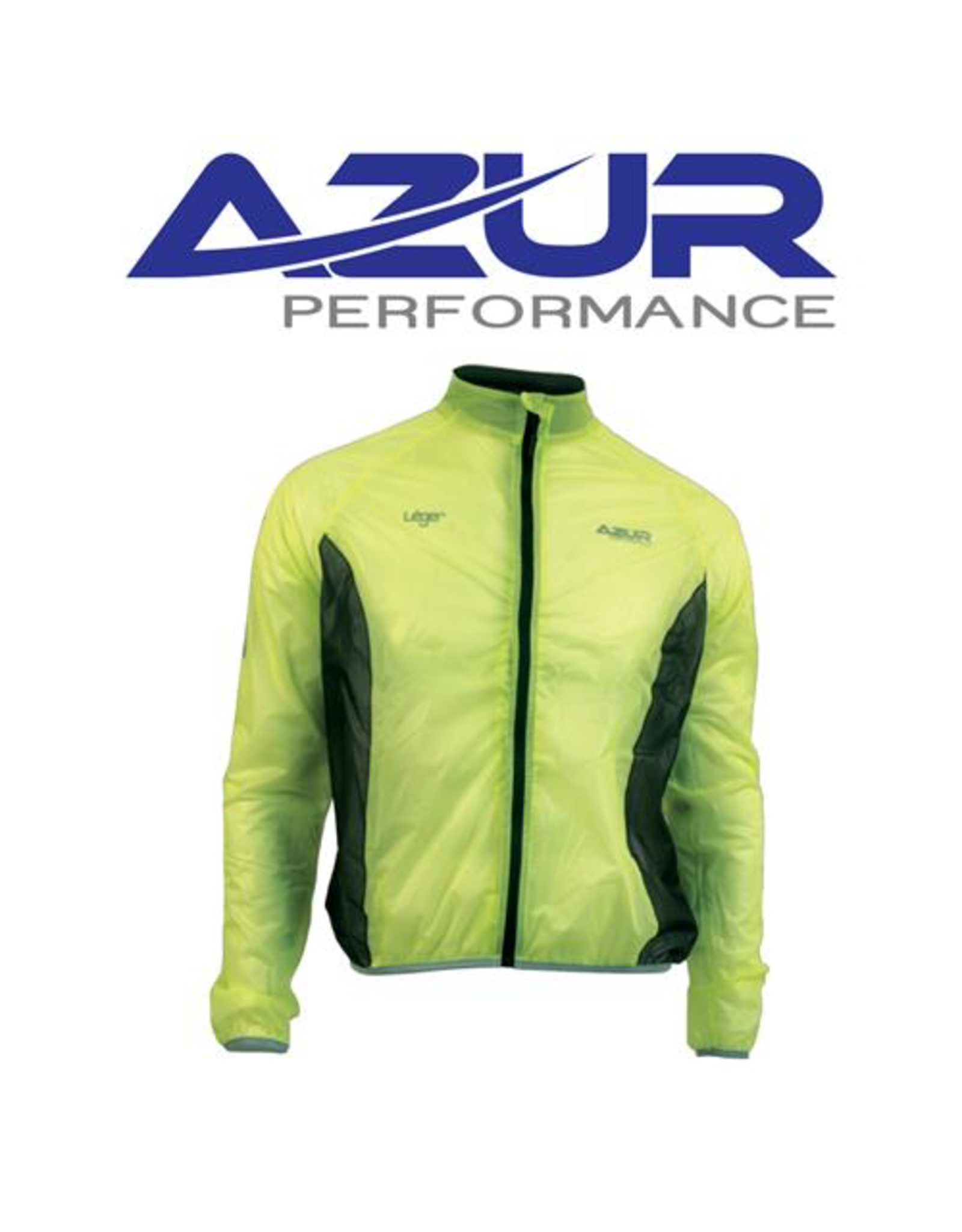 AZUR AZUR LEGER REFLECTIVE SHOWER RESISTANT JACKET