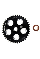 FSA FSA CHAINRING 5 HOLE 42T 22MM WITH 19MM REDUCER 3/32” BMX BLACK