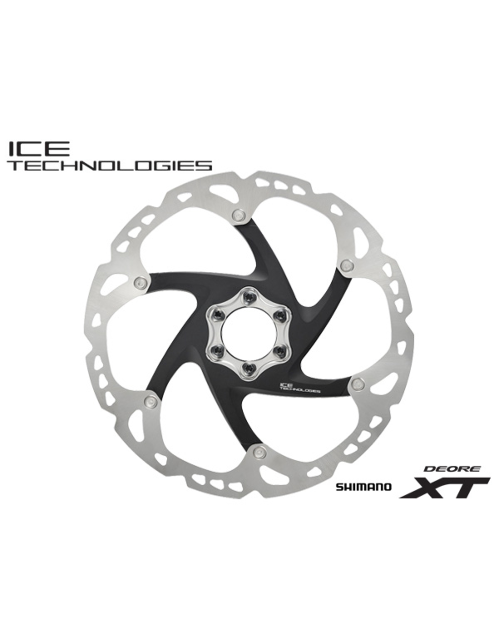 Shimano SHIMANO BRAKE ROTOR DEORE XT SM-RT86 180MM 6 BOLT ICE TECH DISC