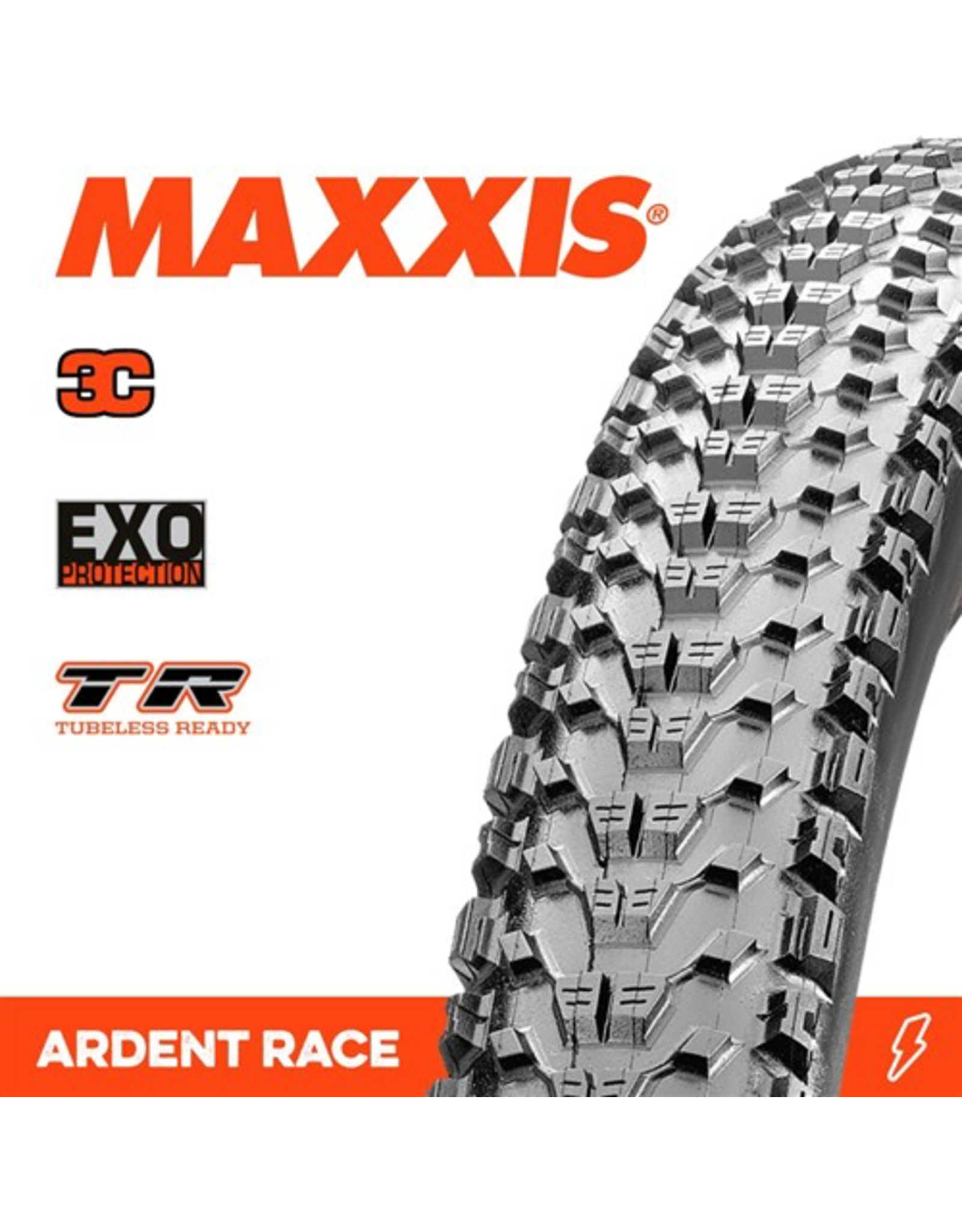 MAXXIS ARDENT RACE 29 X 2.35” TR 3C EXO FOLD 120TPI TYRE - Bicycle Tech Bar