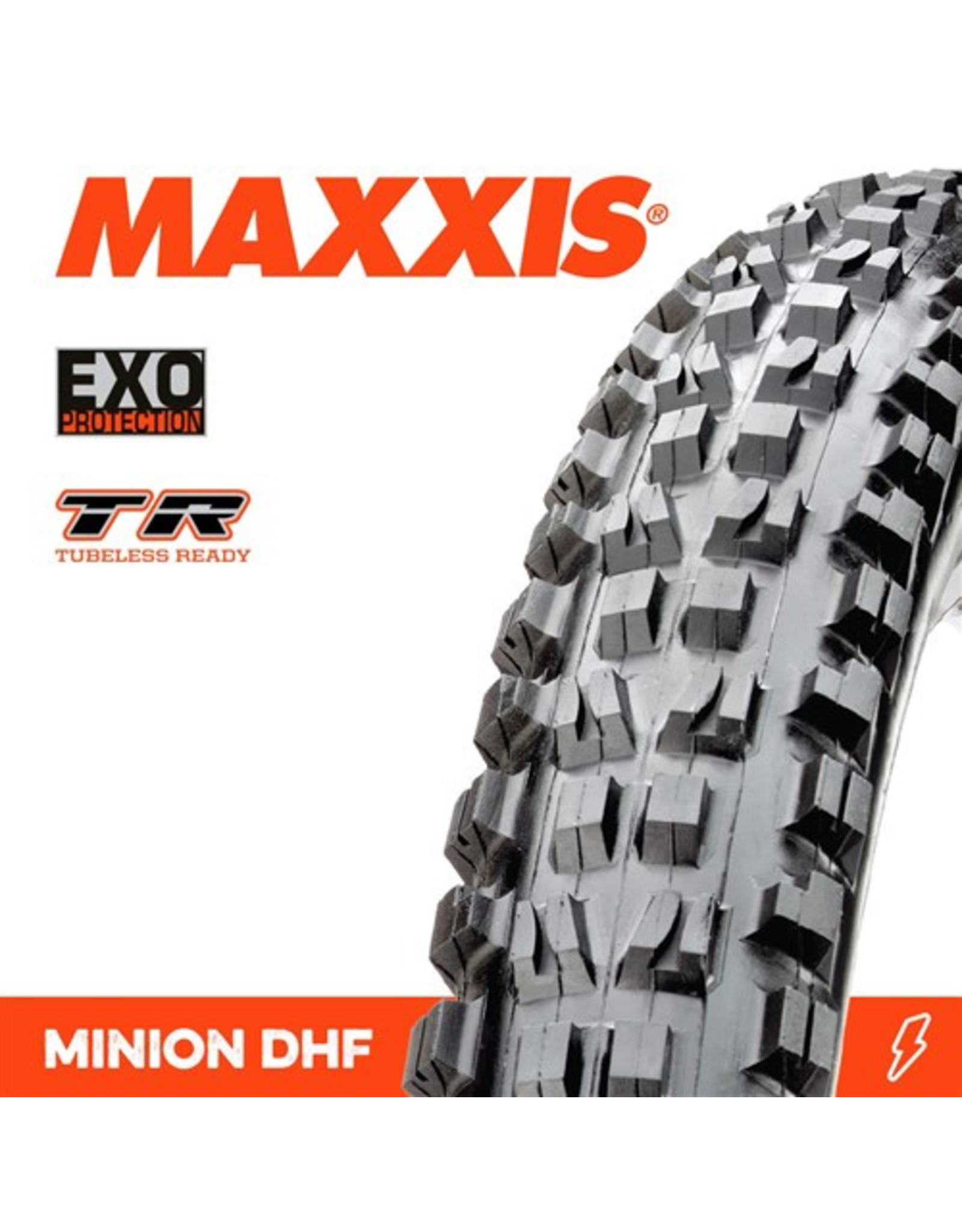 MAXXIS MAXXIS MINION DHF 26 X 2.30” TR EXO FOLD 60TPI TYRE