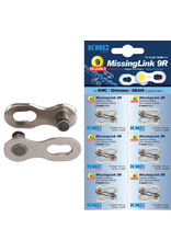 KMC KMC CHAIN MISSING LINK 9 SPEED SILVER JOINING LINK