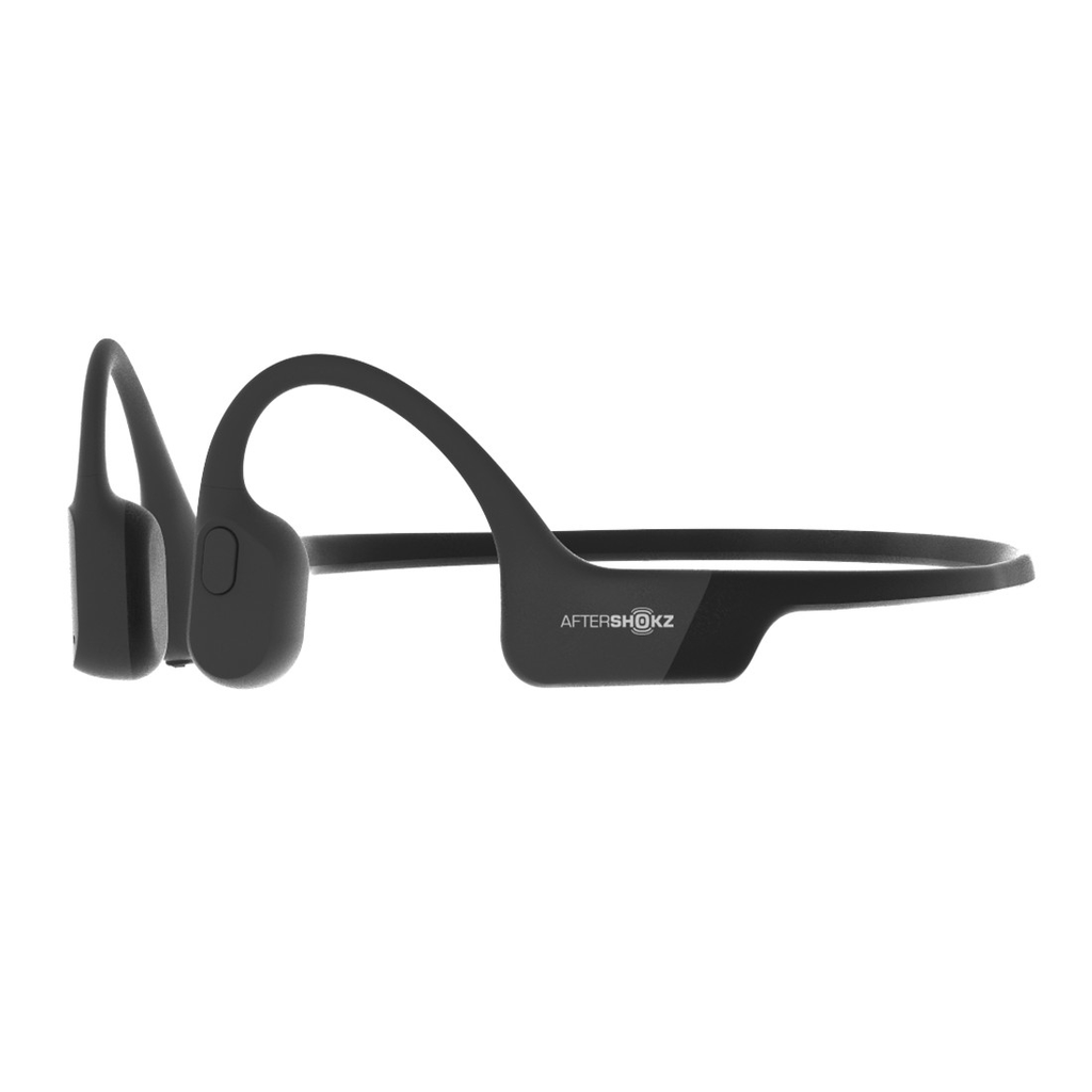 AFTERSHOKZ AEROPEX WIRELESS HEADPHONES COSMIC BLACK - Bicycle Tech Bar