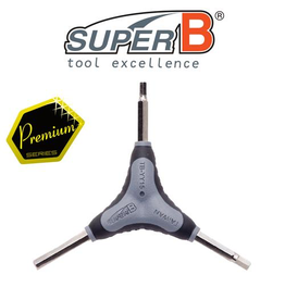 SUPER-B SUPER-B PREMIUM Y-WRENCH GRIP HEX KEY TOOL 4/5/6mm