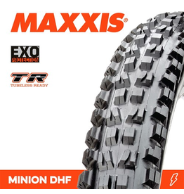 MAXXIS MAXXIS MINION DHF 27.5 X 2.60” TR EXO FOLD 60TPI TYRE