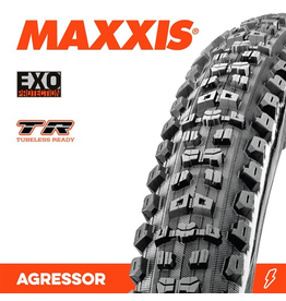27TPI Maxxis Bike Tyre 26 x 1.75 Overdrive Maxx Protect Wirebead