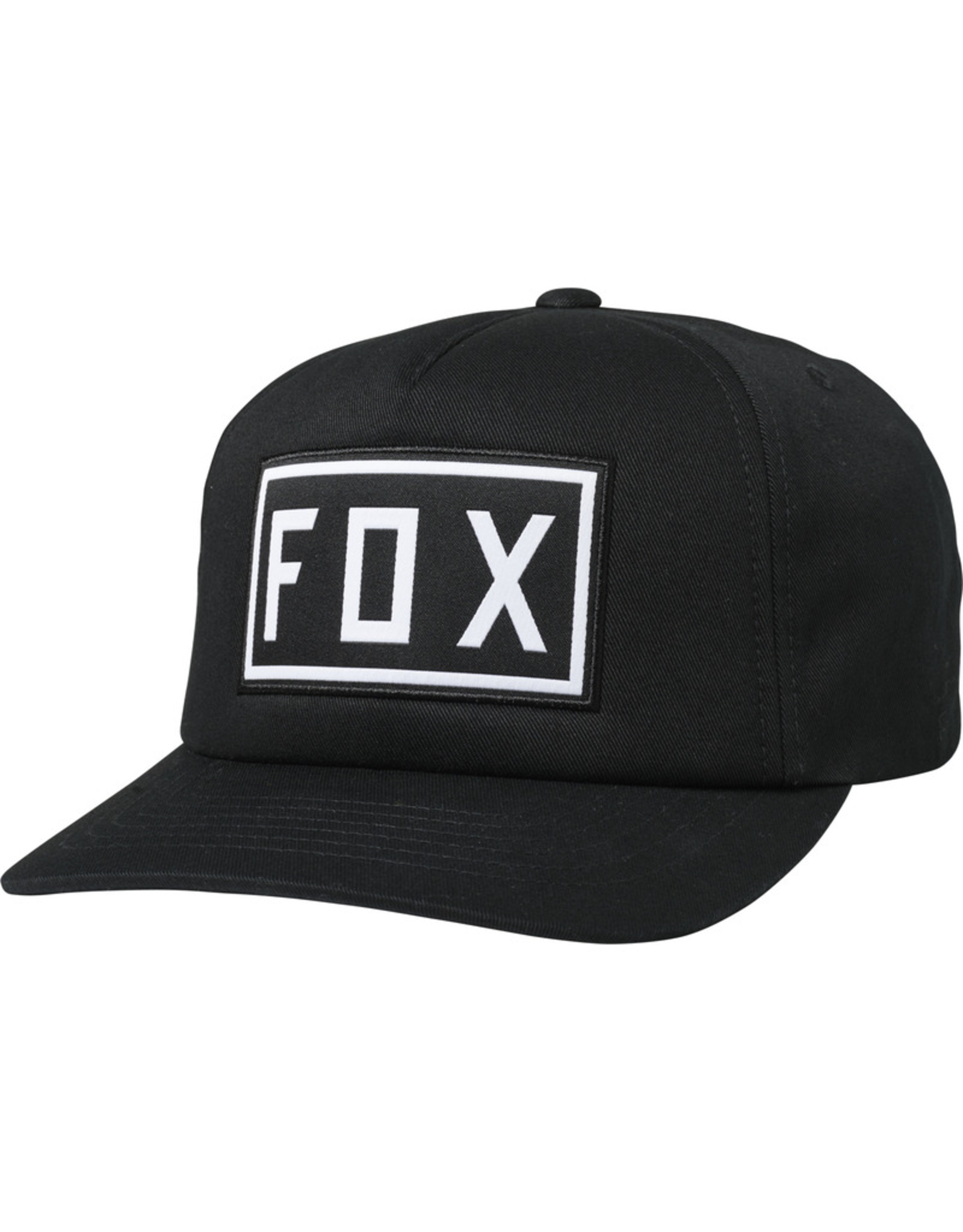 FOX FOX HAT BLACK/BLACK OS SNAPBACK