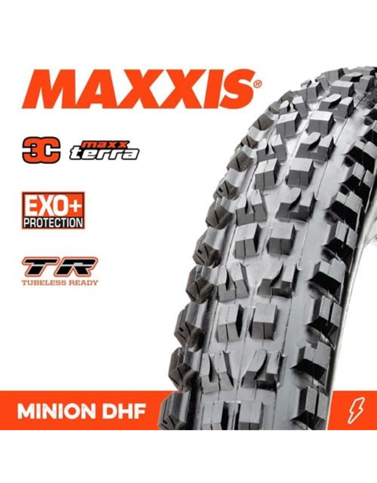 MAXXIS MAXXIS MINION DHF 29 X 2.60” TR EXO+ 3C MAXX TERRA FOLD 60TPI TYRE