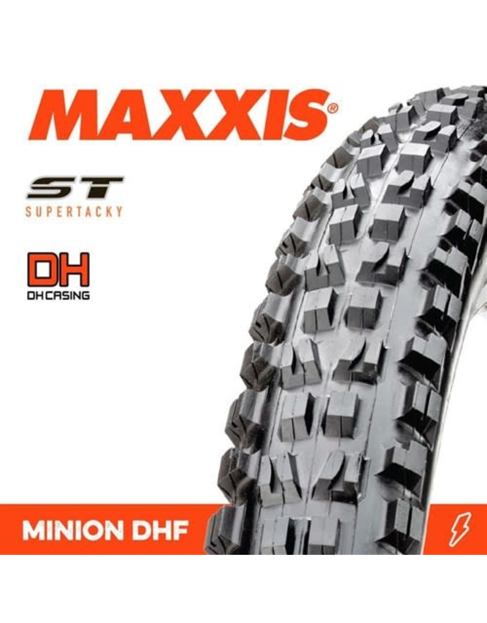 MAXXIS MAXXIS MINION DHF 26 X 2.50" WIRE DH SUPER TACKY 60X2TPI TYRE