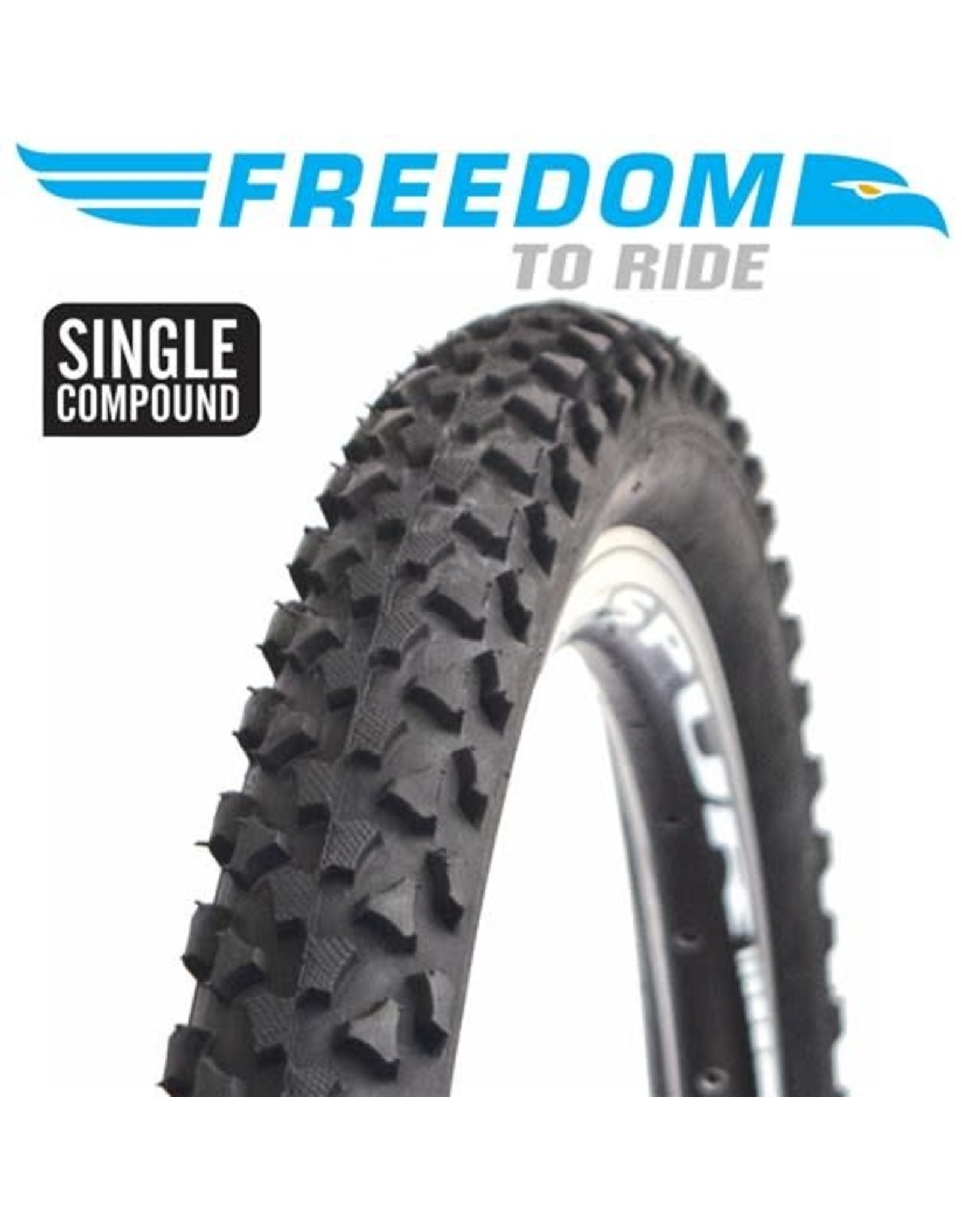 FREEDOM FREEDOM BULLER 24 X 2.00” BLACK TYRE