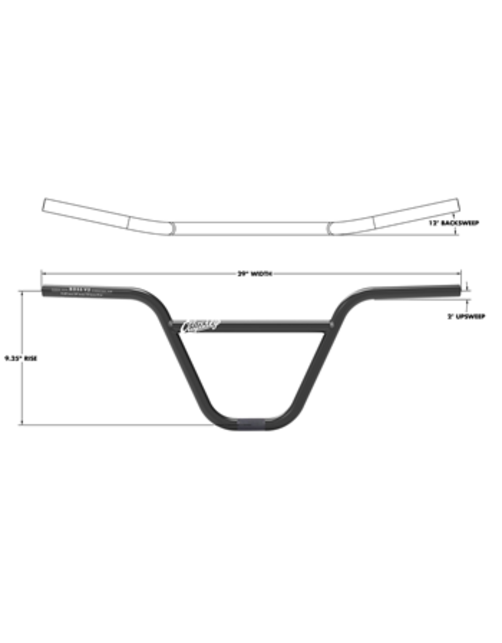 bmx Odyssey Aaron Boss V2 Bar 9.25 - パーツ