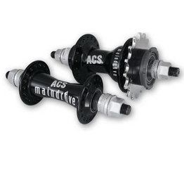 ACS ACS MAINDRIVE 36 HOLE HUB SET BLACK (FRONT & REAR BMX)