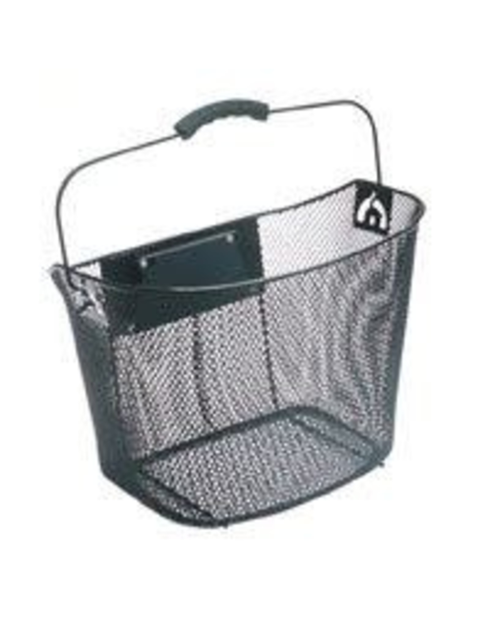 BETO BASKET WIRE MESH FRONT WITH QR ADJ 25.4MM HANDLEBAR MOUNT