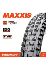 MAXXIS MAXXIS MINION DHF 29 X 2.50” TR EXO 3C MAXX GRIP FOLD 60TPI TYRE