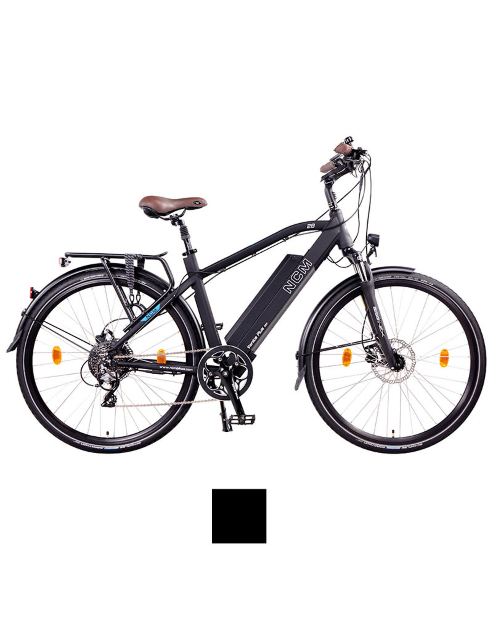 NCM VENICE PLUS TREKKING E-BIKE BLACK