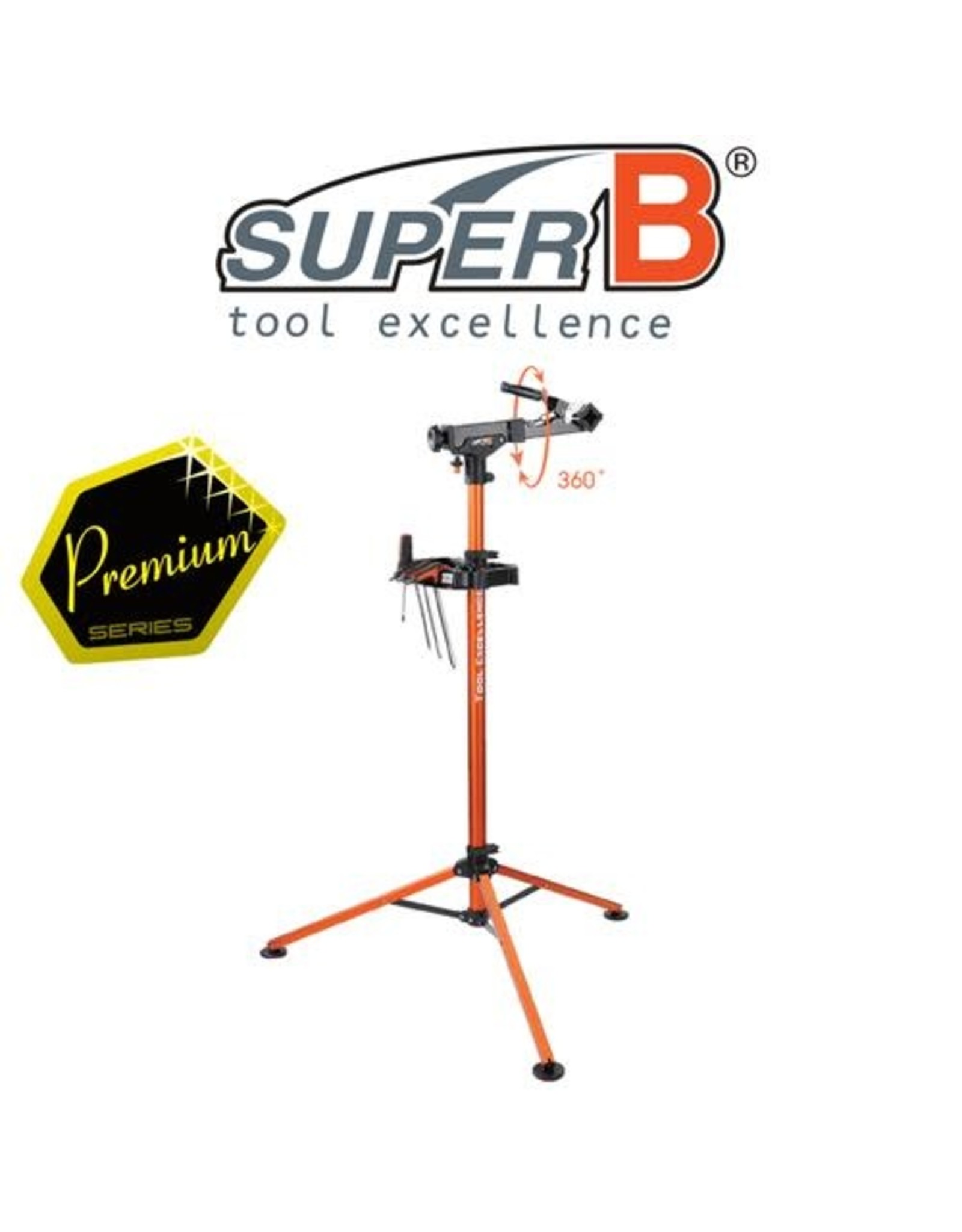 SUPER-B SUPER-B PREMIUM PROFESSIONAL BICYCLE REPAIR STAND (SUIT E-BIKE)