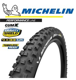 MICHELIN MICHELIN DH34 PARK PERFORMANCE LINE GUM-XDH 29x2.4" TR WIRE  TYRE