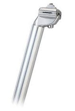 BIKELANE SEAT PILLAR 30.0 x 400MM MICRO ADJUST SILVER