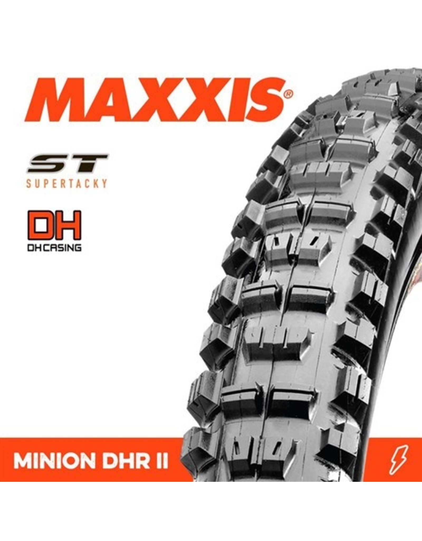 MAXXIS MAXXIS MINION DHR II 26 X 2.80 TR EXO FOLDING 60TPI TYRE