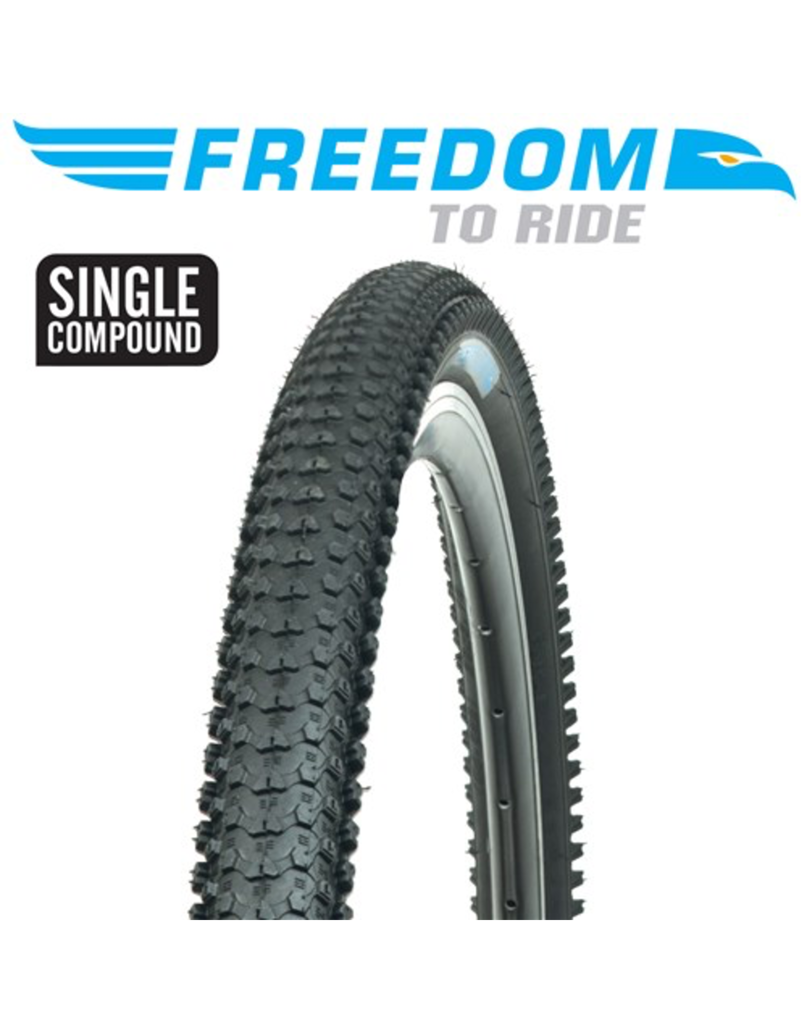 FREEDOM FREEDOM OFF ROAD 24 X 2.10” BLACK TYRE