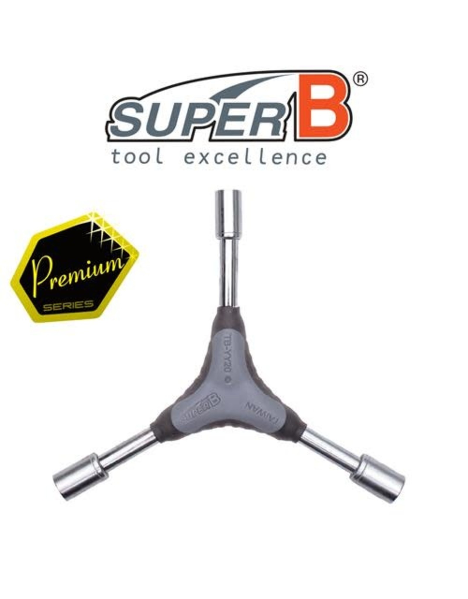 SUPER-B SUPER-B PREMIUM Y-WRENCH GRIP SOCKET TOOL 8/9/10